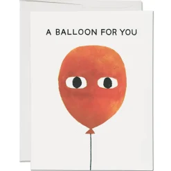 A Balloon For You Greetings Card by Red Cap Cards