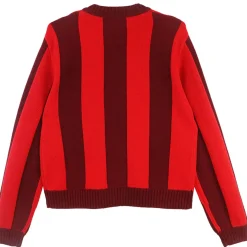 Ace Cardigan in Burgundy Stripe by L.F.Markey