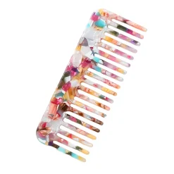 Acetate Wide Tooth Comb (11.5cm) in Various Colours by Hello Sakura