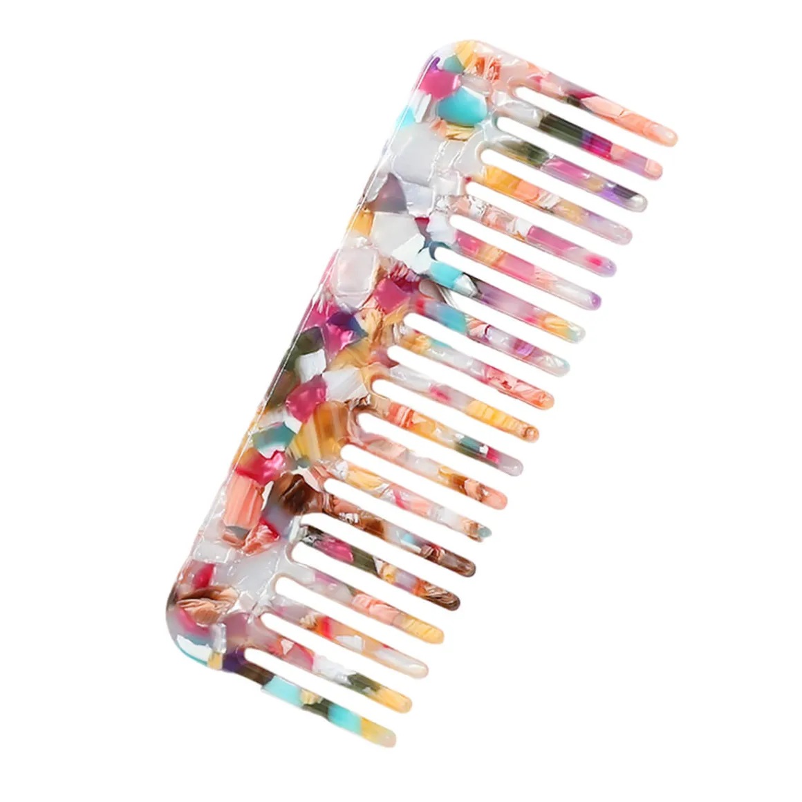 Acetate Wide Tooth Comb (11.5cm) in Various Colours by Hello Sakura