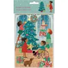 A Christmas Party Advent Calendar Greetings Card By Roger La Borde