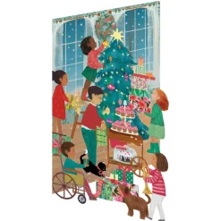 A Christmas Party Laser Cut Christmas Greetings Card By Roger La Borde