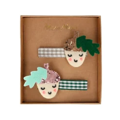 Acorn Hairclips by Meri Meri