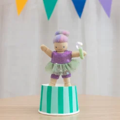 Adara The Acrobat Holdie Folk Pocket-Sized Doll by Olli Ella