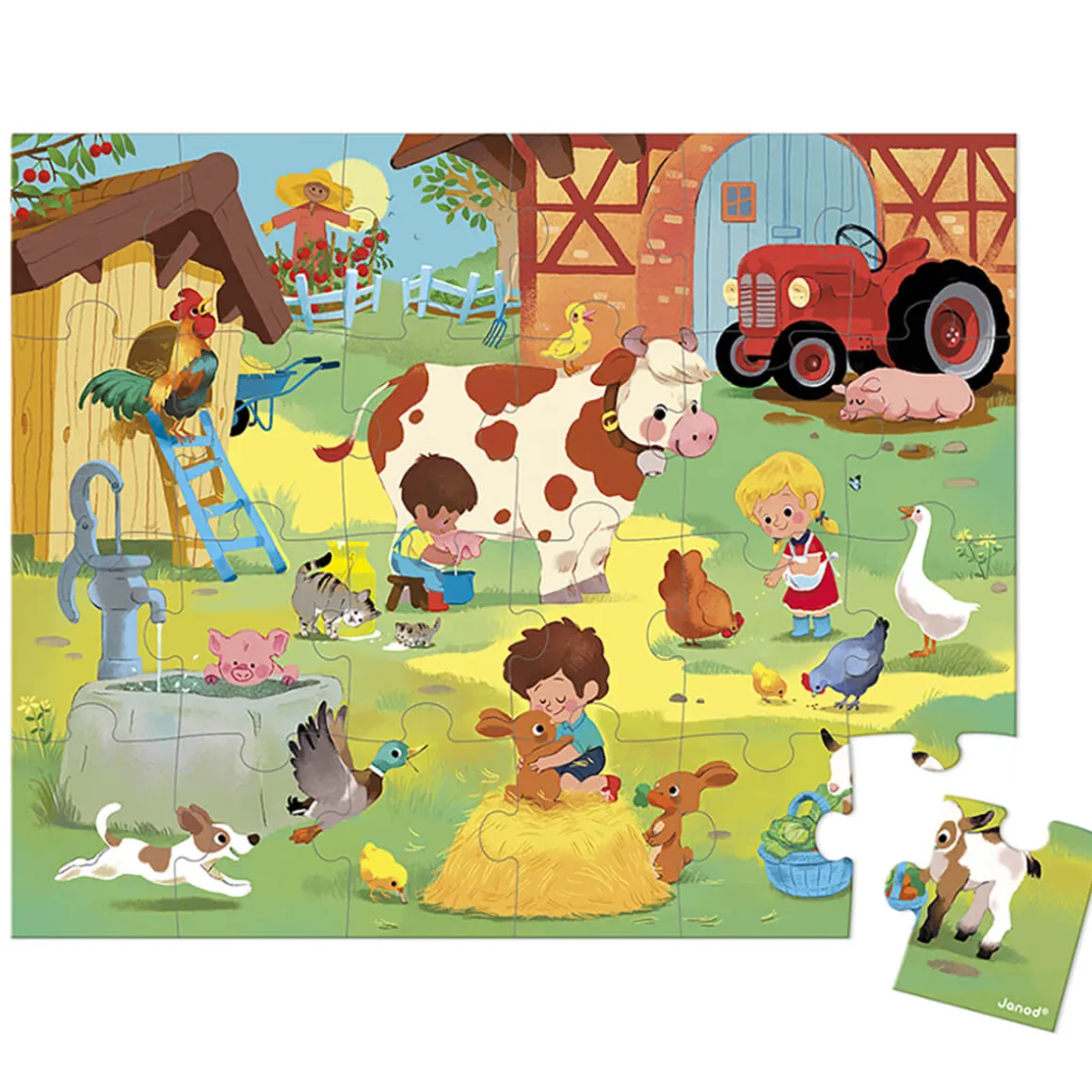 A Day At The Farm Puzzle by Janod