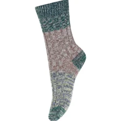 Adult Re-Stock Cotton Rib Ankle Socks in Grey Melange by MP Denmark