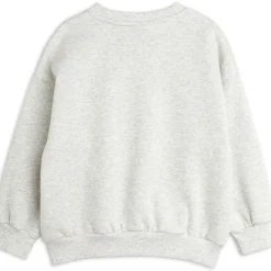 Agatha Dog Sweatshirt in Grey Melange by Mini Rodini