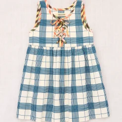 Agatha Dress in Prussian Blue Piazza by Misha & Puff