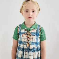 Agatha Dress in Prussian Blue Piazza by Misha & Puff