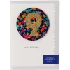 Age 9 Badge Greetings Card in Hesper Liberty Print by The Charming Press