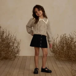 Alice Sweater in Heathered Sand by Rylee & Cru