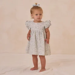 Alina Dress in Blue Blossom by Quincy Mae