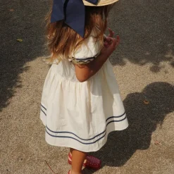 Allie Sailor Dress in Optic White by Konges Slojd