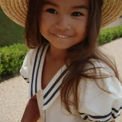 Allie Sailor Dress in Optic White by Konges Slojd