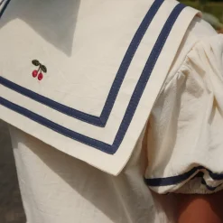 Allie Sailor Dress in Optic White by Konges Slojd