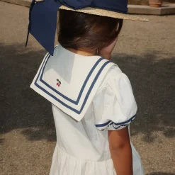 Allie Sailor Dress in Optic White by Konges Slojd