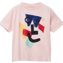Amazed Face Tee in Pale Pink by Wynken