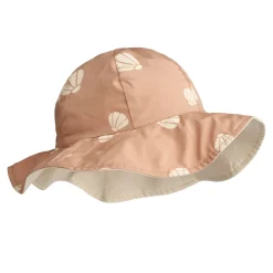 Amelia Reversible Sun Hat in Shell Pale Tuscany / Sea Shell by Liewood