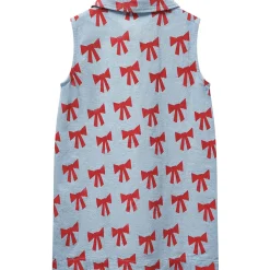 Amore Denim Dress in Setting Sun Bows by Wynken