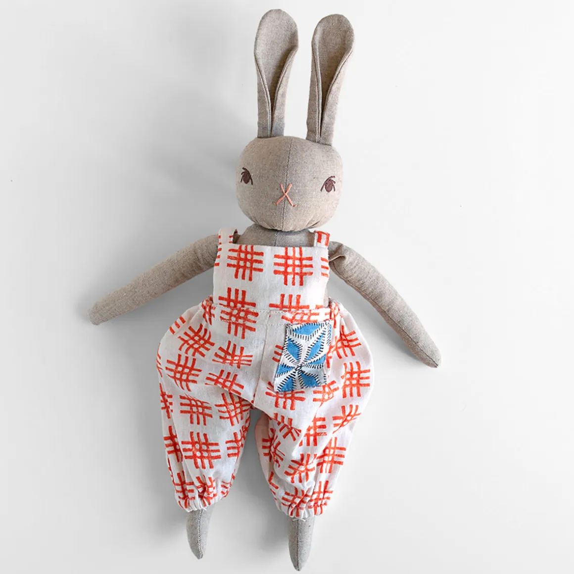 Andie Medium Rabbit in Grey by Polka Dot Club