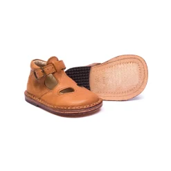 Andrea Cut Out Sandals in Kava Brown by PèPè