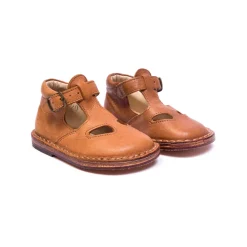 Andrea Cut Out Sandals in Kava Brown by PèPè