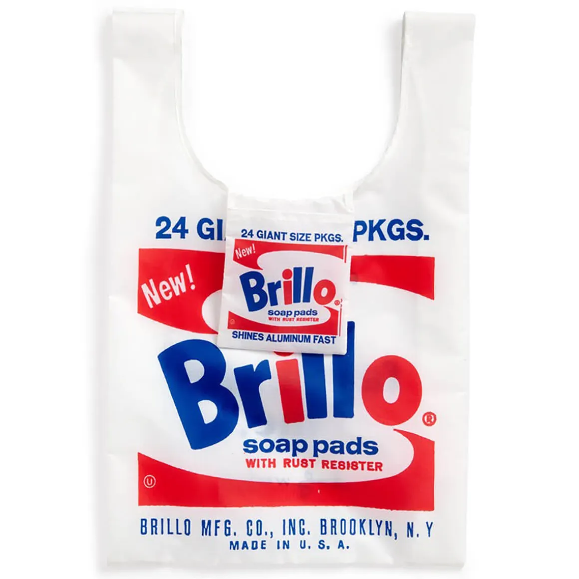 Andy Warhol Brillo Reusable Bag by Galison and Andy Warhol