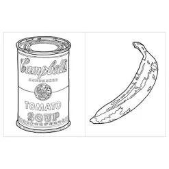 Andy Warhol Colouring Book by Mudpuppy