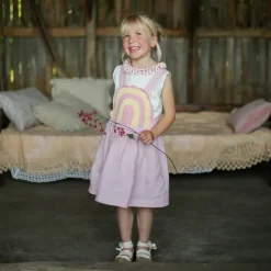 Angelica Collar in Dusty Pink by Kalinka