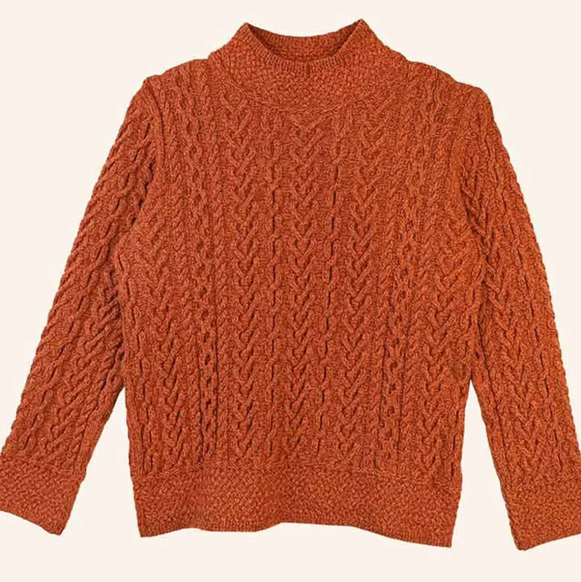 Anjou Knit Jumper in Cinnamon by Meadows - Last One in Stock - Extra Small
