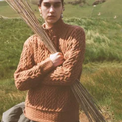 Anjou Knit Jumper in Cinnamon by Meadows - Last One in Stock - Extra Small