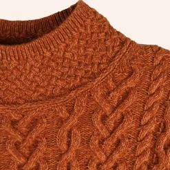 Anjou Knit Jumper in Cinnamon by Meadows - Last One in Stock - Extra Small
