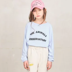 Anteater Kid Long Sleeve T Shirt in Soft Blue by The Animals Observatory