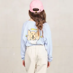 Anteater Kid Long Sleeve T Shirt in Soft Blue by The Animals Observatory