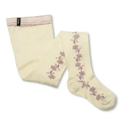 Anthéa Floral Jacquard Tights in Doux Agneaux by Collegien