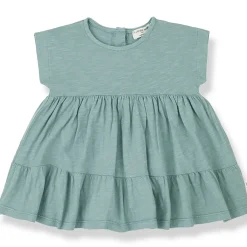 Antonella Dress in Shark by 1+ in the Family - Last Ones In Stock - 3-12 Months