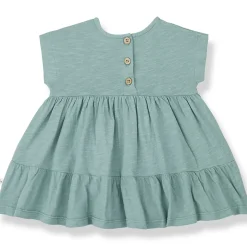Antonella Dress in Shark by 1+ in the Family - Last Ones In Stock - 3-12 Months