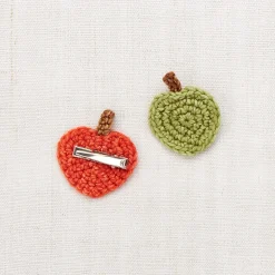 Apple Clip Set in Red Flame by Misha & Puff