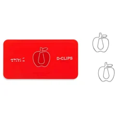 Apple D-Clip Paperclips by Midori