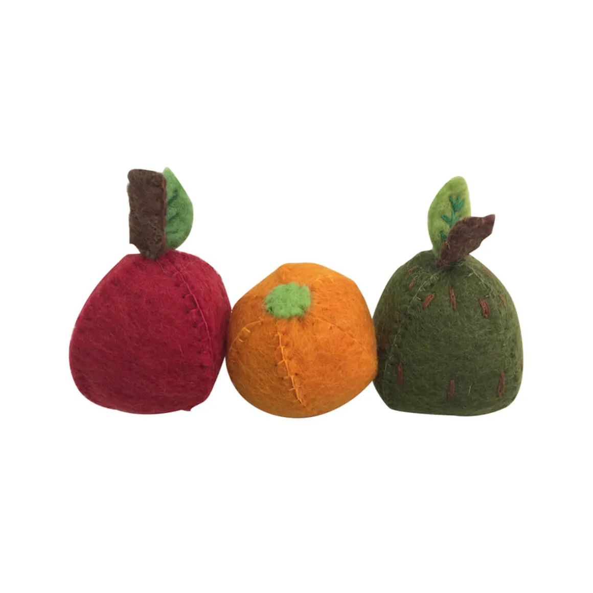 Apple, Pear and Orange Felt Toy by Papoose Toys