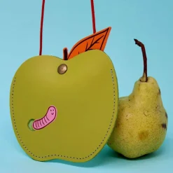 Apple Pocket Purse In Apple Green by Ark Colour Designs