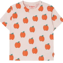 Apples Tee in Pastel Pink by Tinycottons