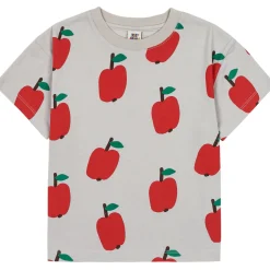 Apple T-Shirt in Light Grey by Jelly Mallow