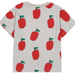 Apple T-Shirt in Light Grey by Jelly Mallow