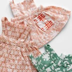 Apron Dress in Pink Domino by Polka Dot Club