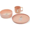 Archi Tableware Set in Cat / Tuscany Rose by Liewood