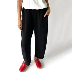 Arc Pants in Black Canvas by Le Bon Shoppe