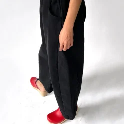 Arc Pants in Black Canvas by Le Bon Shoppe