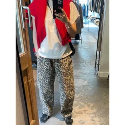 Arc Pants in Leopard by Le Bon Shoppe