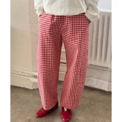 Arc Pants in Red Gingham by Le Bon Shoppe